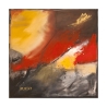 Cuadro moderno abstracto impresión sobre lienzo canvas Fuego H. Romero Oferta