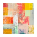 Cuadro abstracto colorido sobre lienzo canvas Estate lontana Italo Corrado Oferta