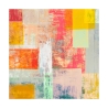 Cuadro abstracto colorido sobre lienzo canvas Estate lontana Italo Corrado Oferta