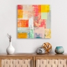 Cuadro abstracto colorido sobre lienzo canvas Estate lontana Italo Corrado Venta