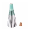 Aceitera de cerámica 532 ml diseño piramidal con tapa de corcho Venice Lido Venta