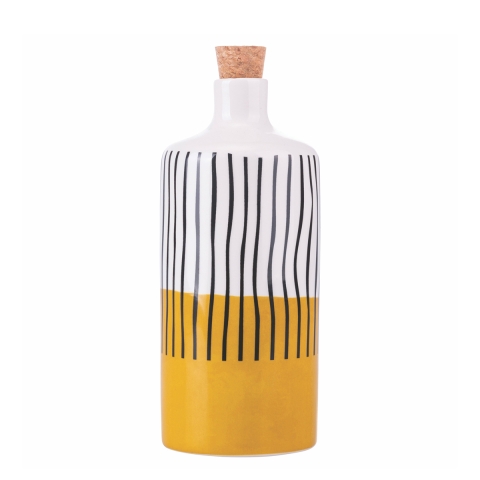 Aceitera de cerámica de 866 ml con tapón de corcho Venice Lido para mesa Promoción