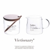 Set azucarero y lechera de vidrio con cuchara y tapa 320 ml Victionary Rebajas