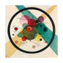 Impresión en lienzo moderno abstracto Circles in a Circle Wassily Kandinsky Oferta