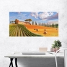 Cuadro en lienzo paisaje contemporáneo Colinas toscanas Adriano Galasso Rebajas