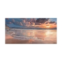 Cuadro impresión en lienzo paisaje marino "Alba sul mare" Adriano Galasso Oferta
