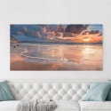 Cuadro impresión en lienzo paisaje marino "Alba sul mare" Adriano Galasso Rebajas