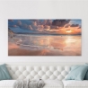 Cuadro impresión en lienzo paisaje marino "Alba sul mare" Adriano Galasso Rebajas