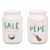 Set de condimentos de mesa aceite vinagre sal pimienta especias Le Travisate Oferta