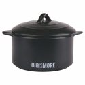 Contenedor compacto para queso de gres negro con tapa 320 ml Bigismore Venta