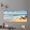 Lienzo decorativo para sala de estar: Olas en la playa Adriano Galasso Rebajas