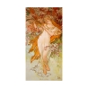Lienzo decorativo con estampado floral estilo art nouveau Primavera Alphonse Mucha Oferta