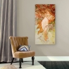 Lienzo decorativo con estampado floral estilo art nouveau Primavera Alphonse Mucha Venta