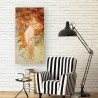 Lienzo decorativo con estampado floral estilo art nouveau Primavera Alphonse Mucha Rebajas
