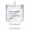 Quesera con tapa y cucharilla de vidrio transparente Victionary Oferta