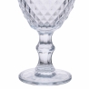 Juego de 6 copas transparentes de vidrio tallado diseño clásico Madame Oferta