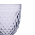 Juego de 6 copas transparentes de vidrio tallado diseño clásico Madame Rebajas