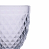 Juego de 6 copas transparentes de vidrio tallado diseño clásico Madame Rebajas