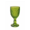 Set de 6 copas de vidrio trabajadas, diseño exótico Marrakech, coloridas Elección