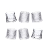 Juego de 6 vasos de licor basculantes de vidrio retró decorado Vintage Promoción