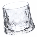 Juego de 6 vasos de licor basculantes de vidrio retró decorado Vintage Oferta