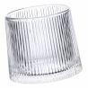 Juego de 6 vasos de licor basculantes de vidrio retró decorado Vintage Descueto