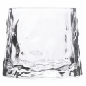 Juego de 6 vasos de licor basculantes de vidrio retró decorado Vintage Stock