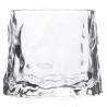 Juego de 6 vasos de licor basculantes de vidrio retró decorado Vintage Stock