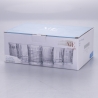 Set de 6 vasos de agua de vidrio transparente New Vintage Stock
