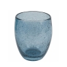 Set de 6 vasos azules de mesa para agua en vidrio soplado Acapulco Ocean Stock