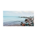 Impresión en lienzo paisaje marino Guijarros en la playa Pangea Images Oferta