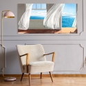 Impresión en lienzo cuadro con ventana al mar Ocean Escape Pierre Benson Venta