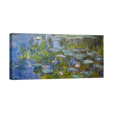 Cuadro impresionista en lienzo canvas Ninfee Claude Monet Promoción