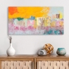 Impresión en lienzo cuadro abstracto moderno Ciudad de verano Italo Corrado Venta