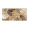 Cuadro moderno abstracto oro beige azul Metallic Movements Haru Ikeda Oferta