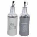Set de condimentos para mesa aceite, sal, vinagre, especias y pimienta Victionary Oferta