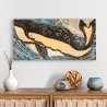 Impresión en lienzo Miyamoto mata a una ballena gigante Kuniyoshi Utagawa Venta