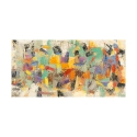 Cuadro moderno impresión abstracta en lienzo Rivoluzione colorata Lucas Oferta