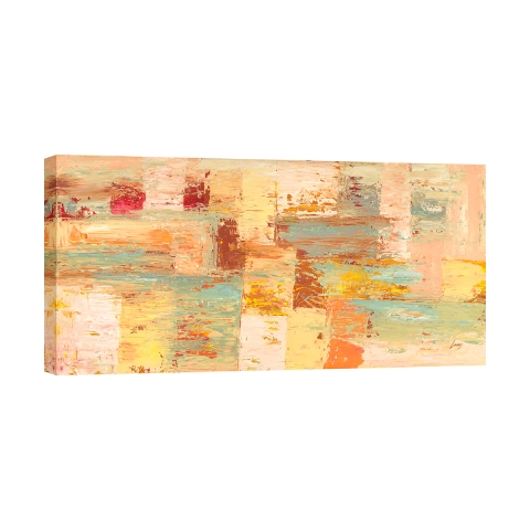 Impresión en lienzo cuadro abstracto moderno Vibraciones de verano Lucas Promoción