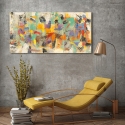 Cuadro moderno impresión abstracta en lienzo Rivoluzione colorata Lucas Venta