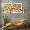 Cuadro moderno impresión abstracta en lienzo Rivoluzione colorata Lucas Venta