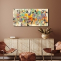 Cuadro moderno impresión abstracta en lienzo Rivoluzione colorata Lucas Rebajas