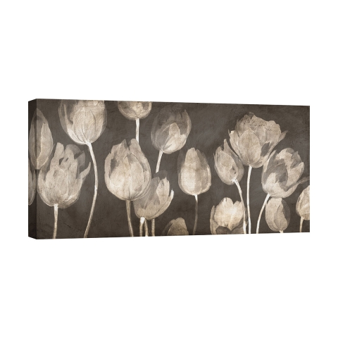 Cuadro moderno de tulipanes en lienzo Washed Tulips Luca Villa Promoción