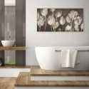 Cuadro moderno de tulipanes en lienzo Washed Tulips Luca Villa Rebajas