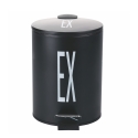 Cubo de basura de cocina 3L con pedal y balde extraíble negro Ex Bigismore Promoción