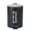 Cubo de basura de cocina 3L con pedal y balde extraíble negro Ex Bigismore Promoción