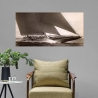 Cuadro impresión barco de vela vintage J Class Sailboat, 1934 Edwin Levick Rebajas
