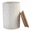 Set de 3 tarros de cocina de cerámica con tapa Shade of Shape Geometrie Descueto