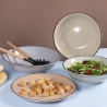Set de 2 ensaladeras grande y pequeña para mesa de cocina en gres 4 Tonos Venta