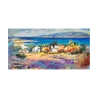 Impresión en lienzo cuadro paisaje marino Costa Mediterránea Luigi Florio Oferta